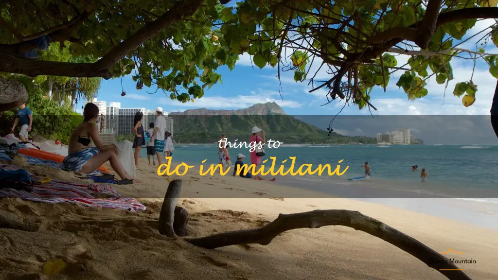 things to do in mililani