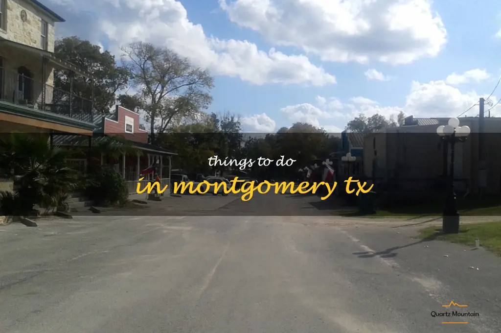 things to do in montgomery tx