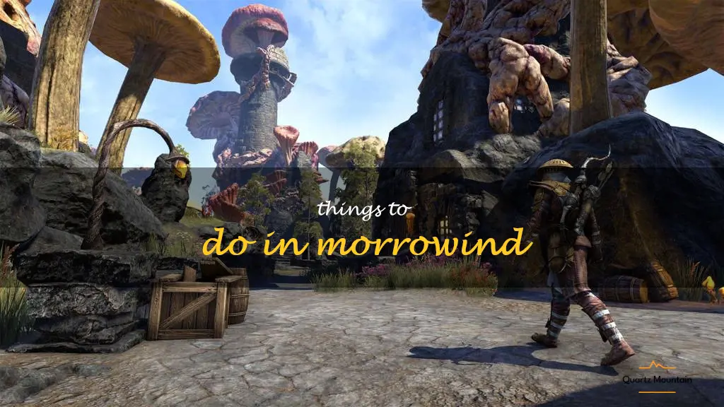 things to do in morrowind