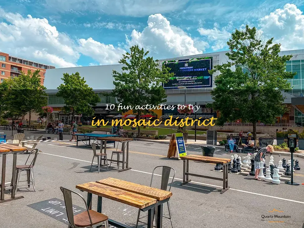 things to do in mosaic district