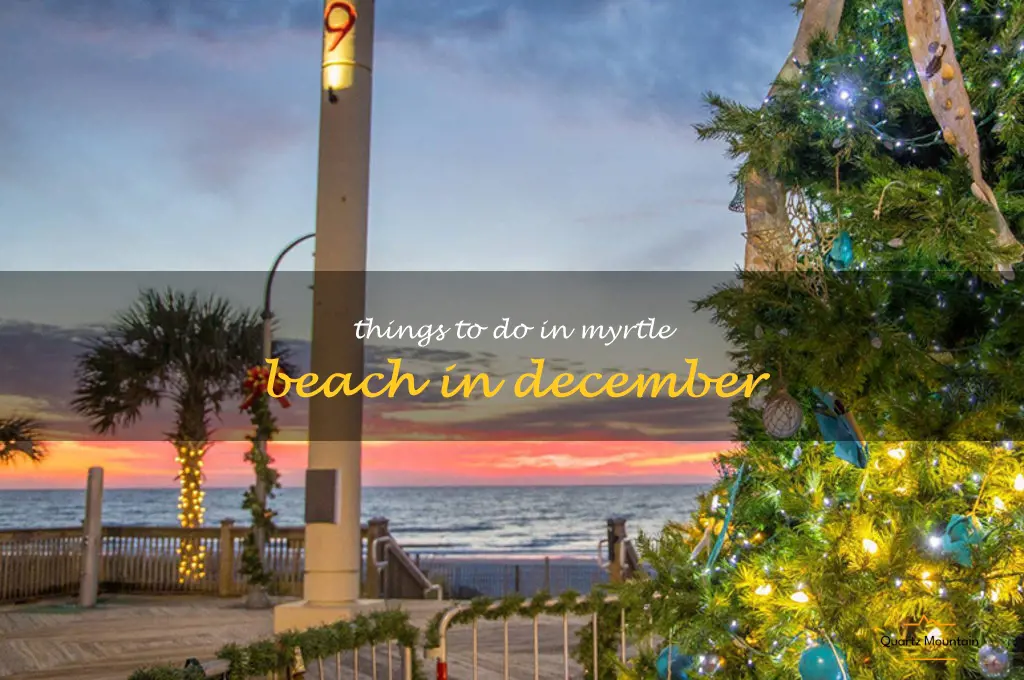 things to do in myrtle beach in december