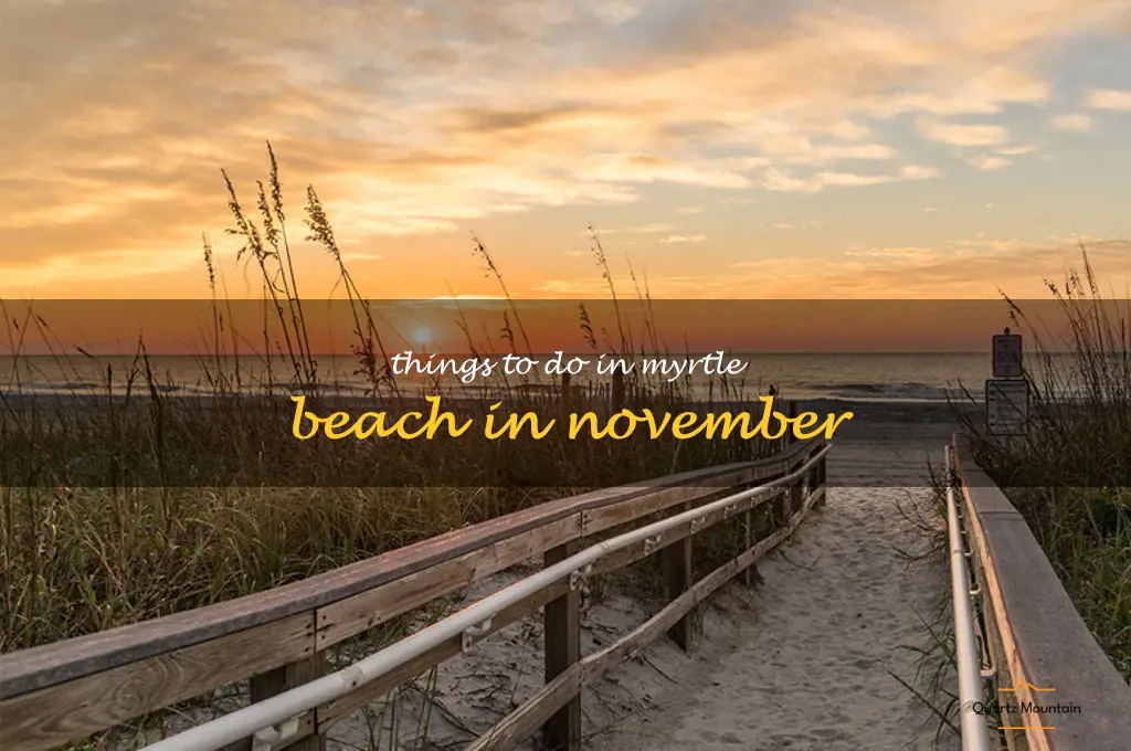 things to do in myrtle beach in november