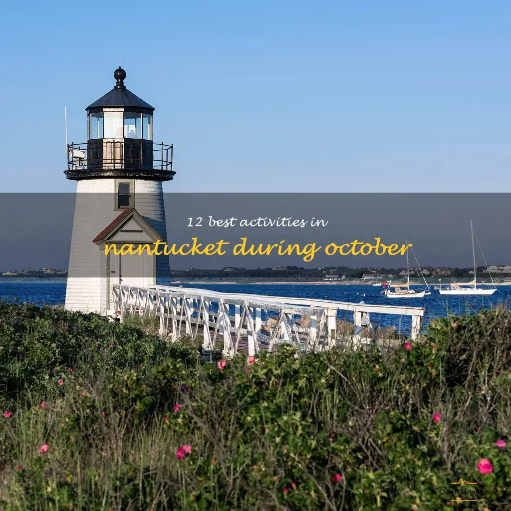 things to do in nantucket in october