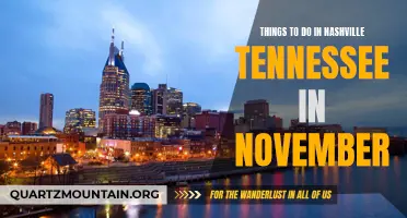 Nashville's November Delights: A Must-Do Rundown