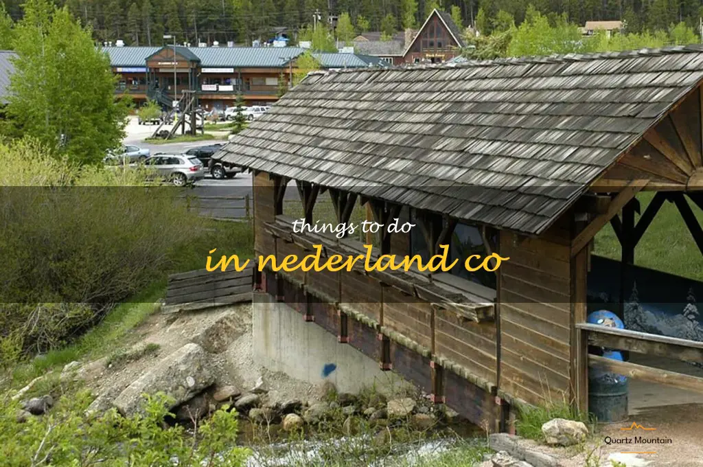 things to do in nederland co