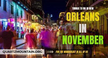 New Orleans in November: A Vibrant City Full of Activities