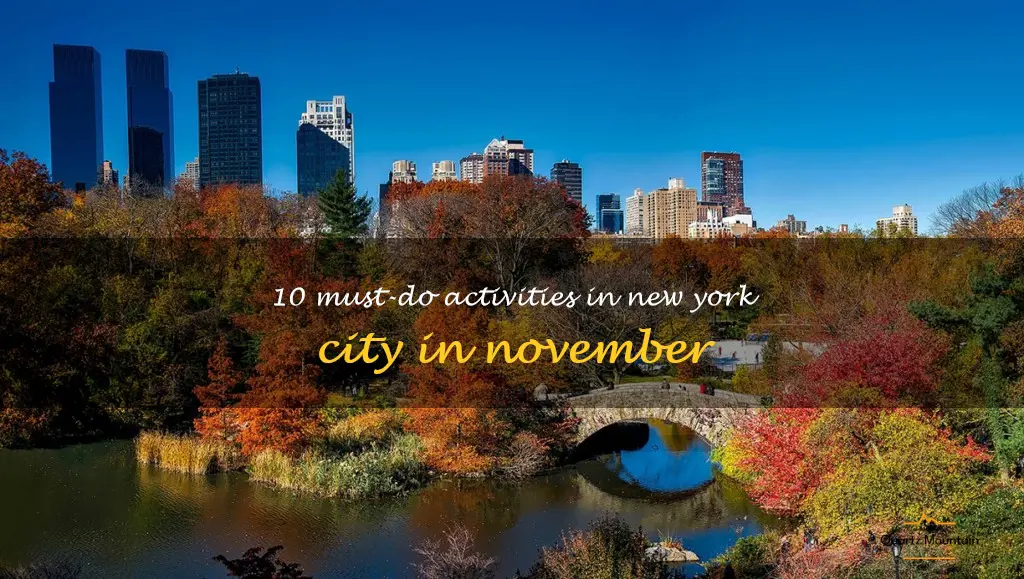 things to do in new york in november