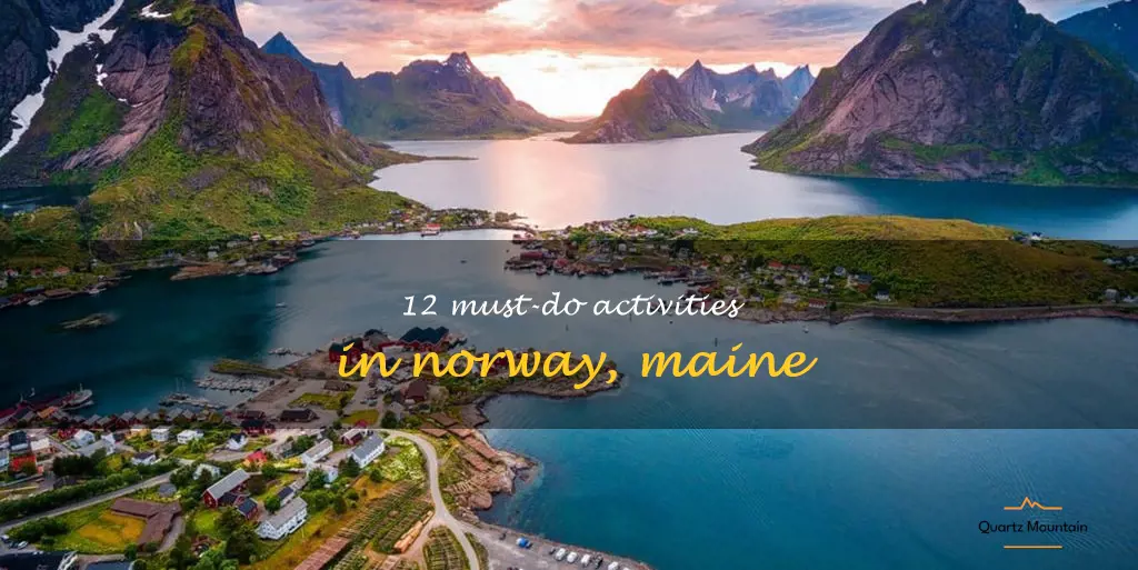 things to do in norway maine