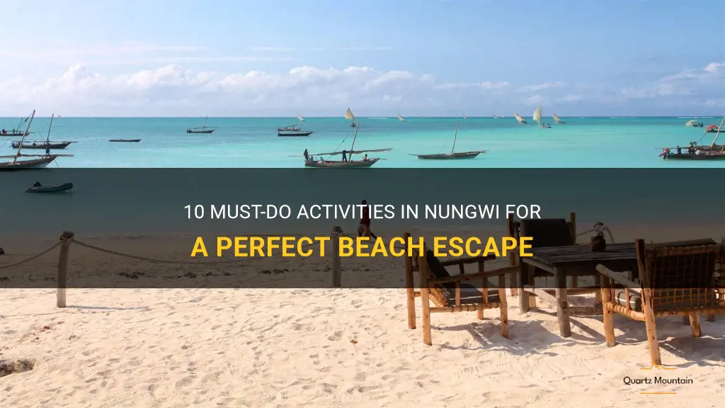 things to do in nungwi