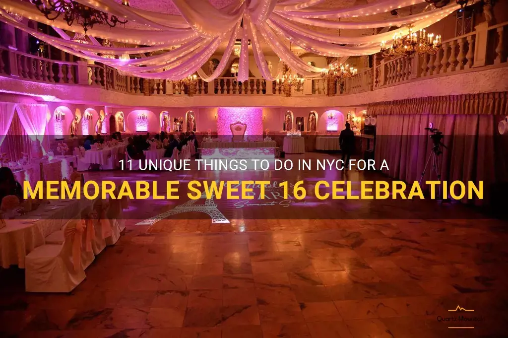 things to do in nyc for sweet 16