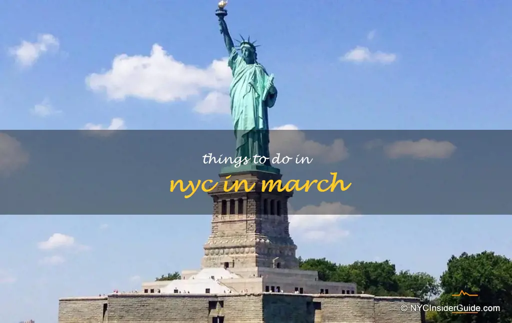 things to do in nyc in march