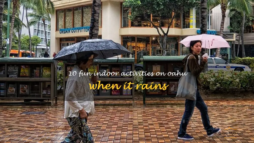 things to do in oahu when it rains