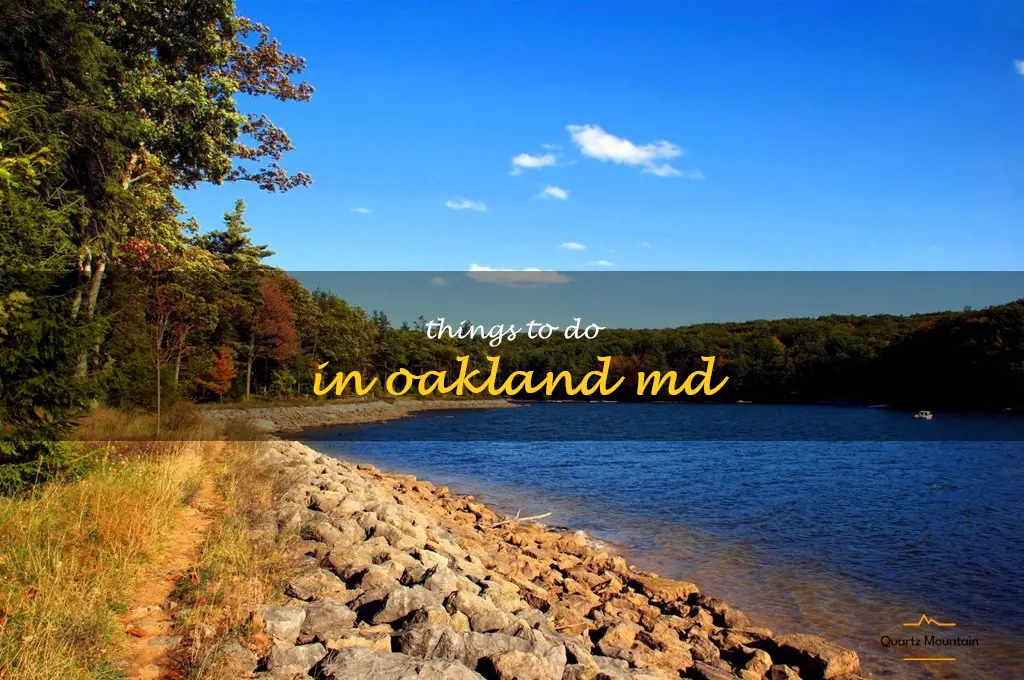 things to do in oakland md