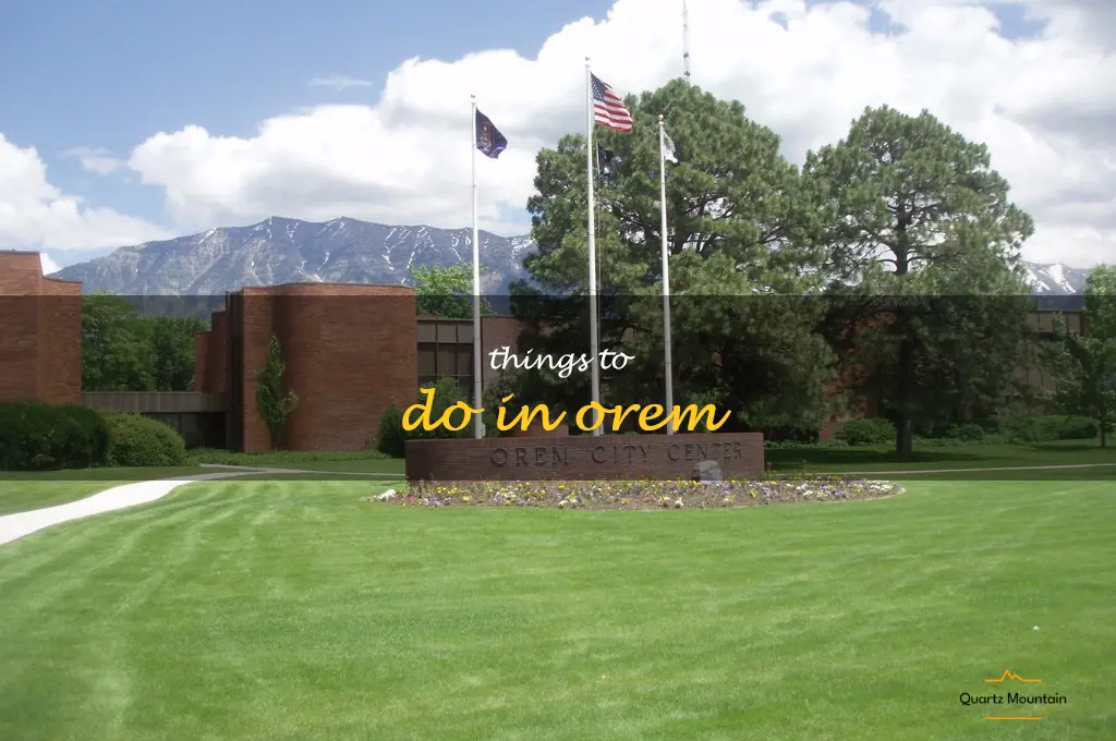 things to do in orem