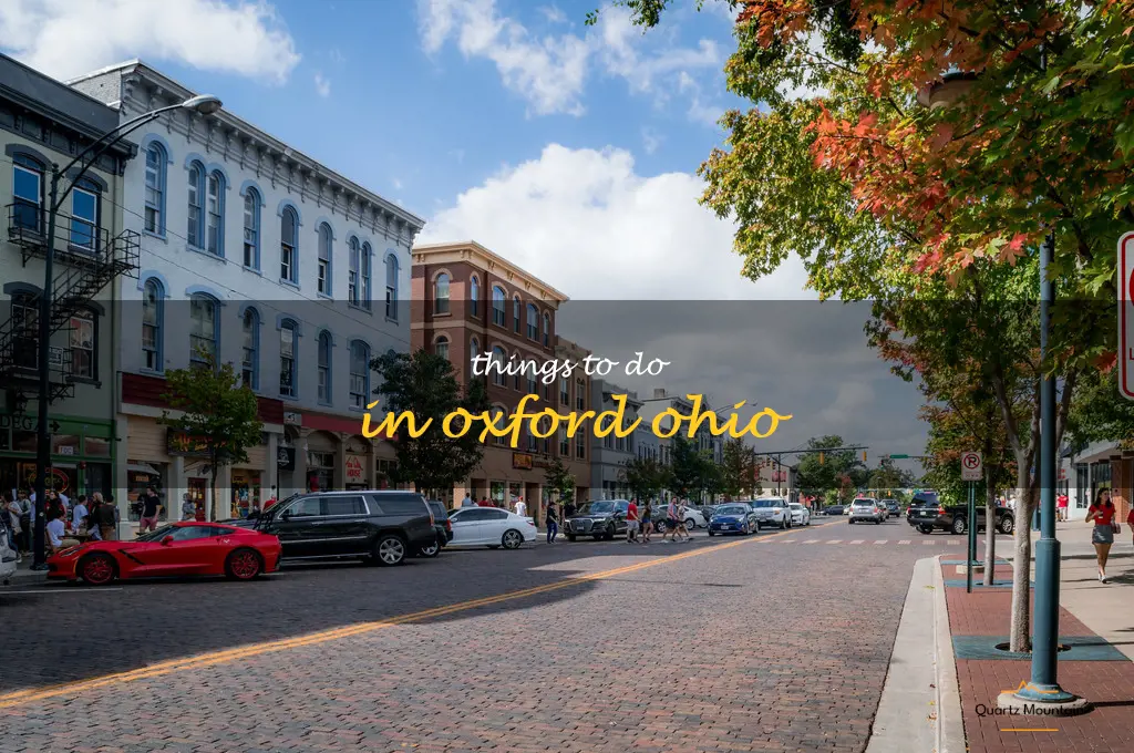 things to do in oxford ohio
