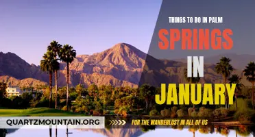 January Activities in Palm Springs