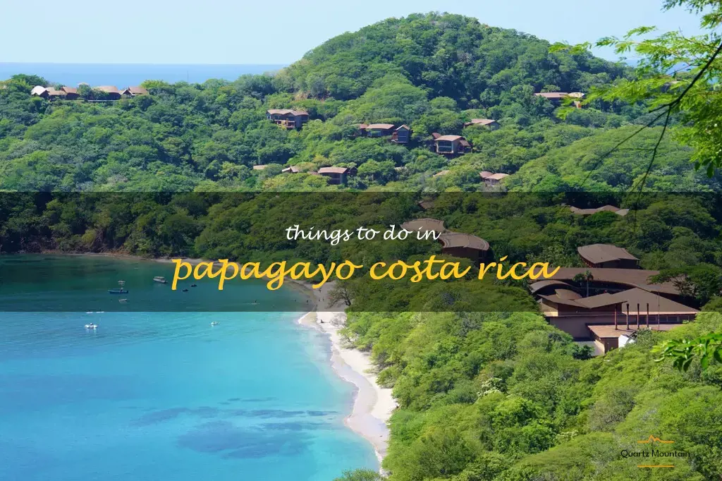 things to do in papagayo costa rica