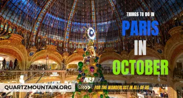 Top 10 Must-Do Activities in Paris in October