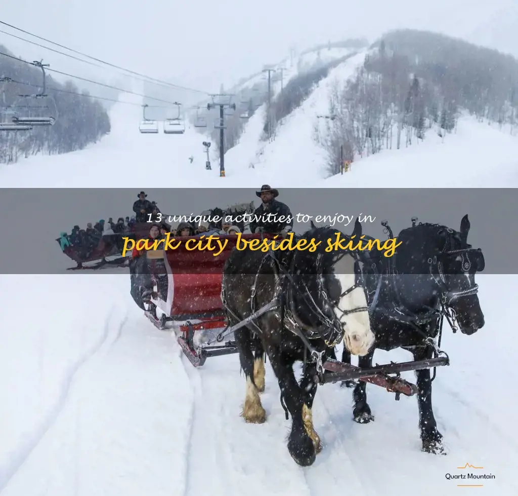 things to do in park city besides ski