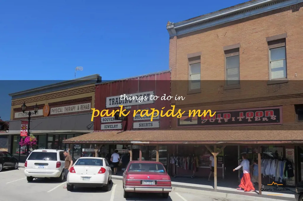 things to do in park rapids mn