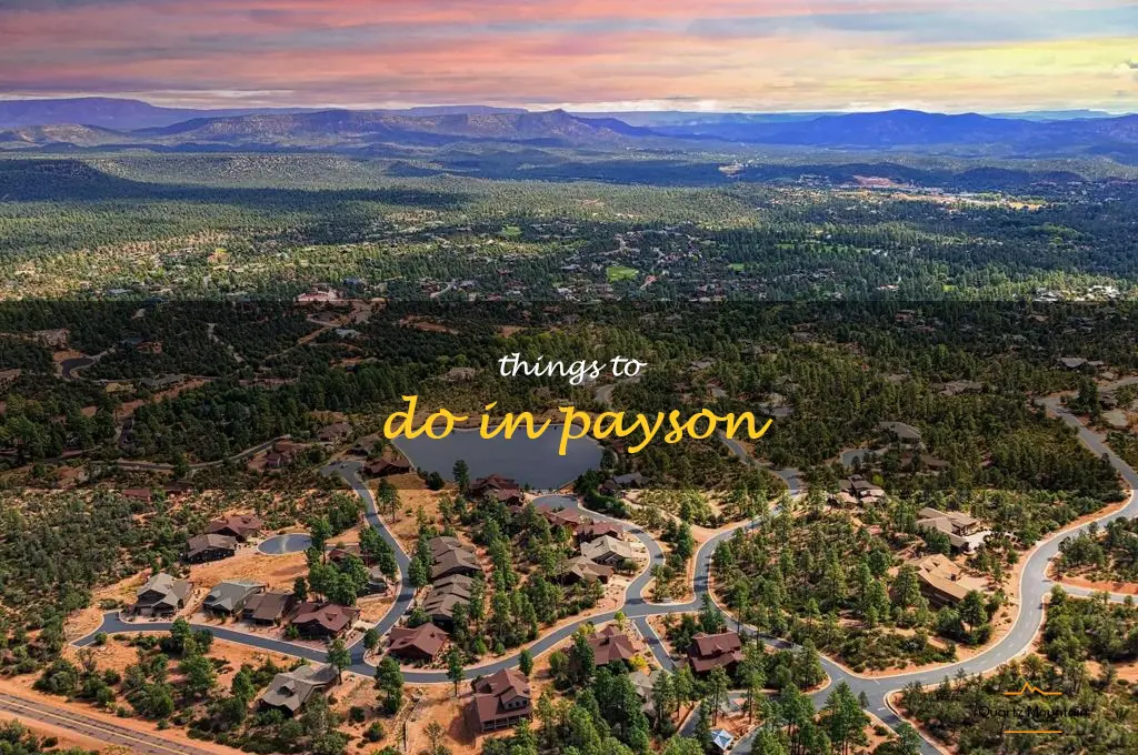 things to do in payson