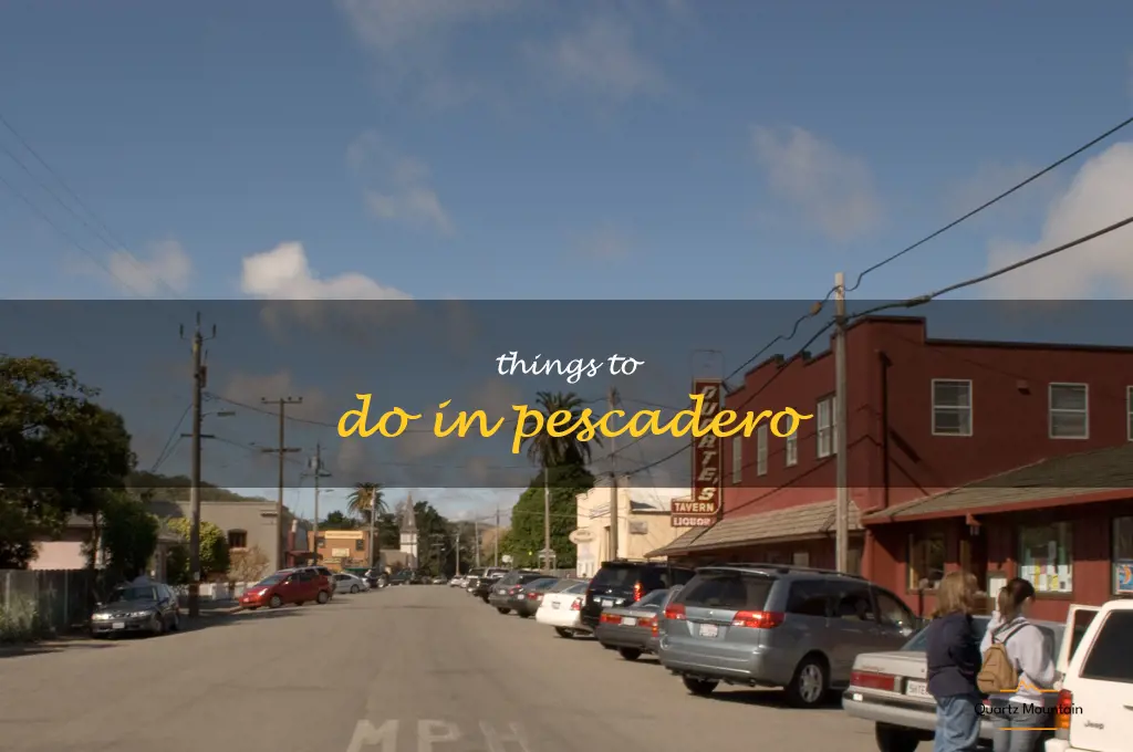 things to do in pescadero