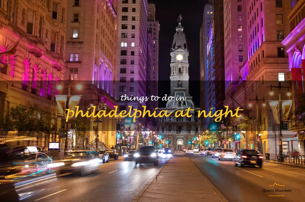 things to do in philadelphia at night