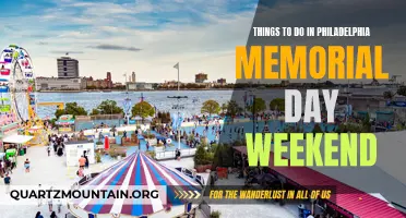 14 Amazing Things to Do in Philadelphia for Memorial Day Weekend