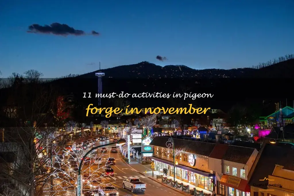 things to do in pigeon forge in november