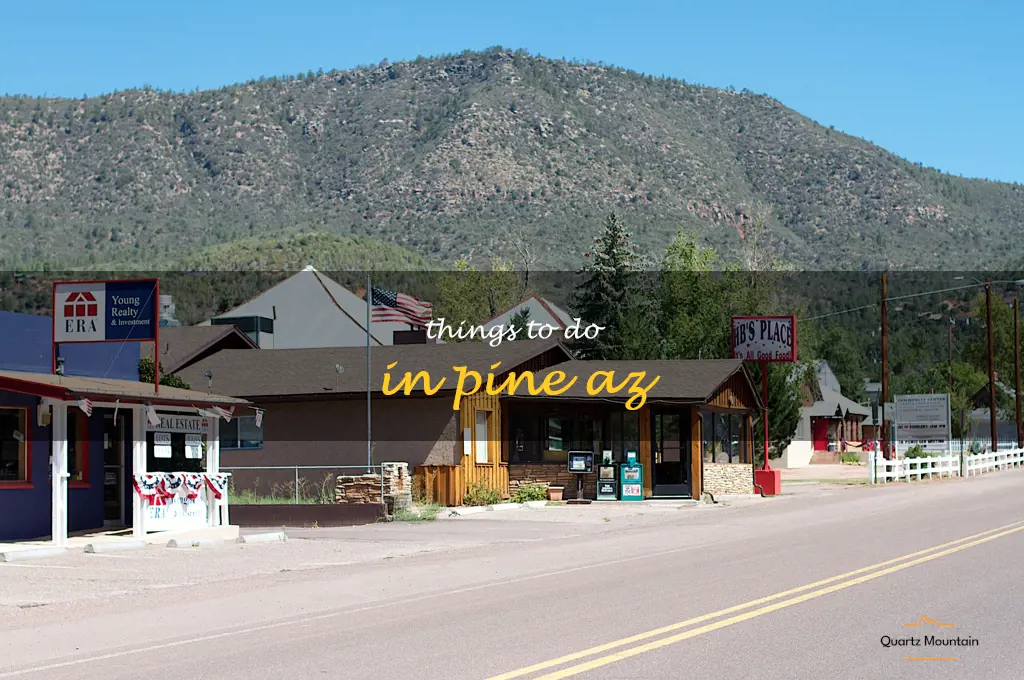 things to do in pine az
