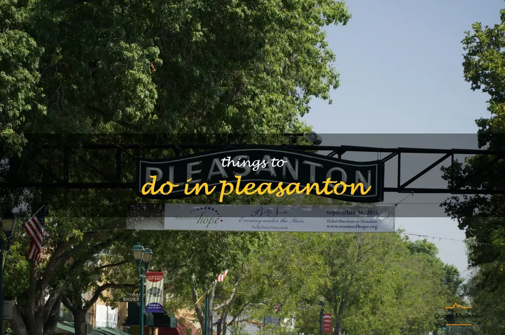 things to do in pleasanton