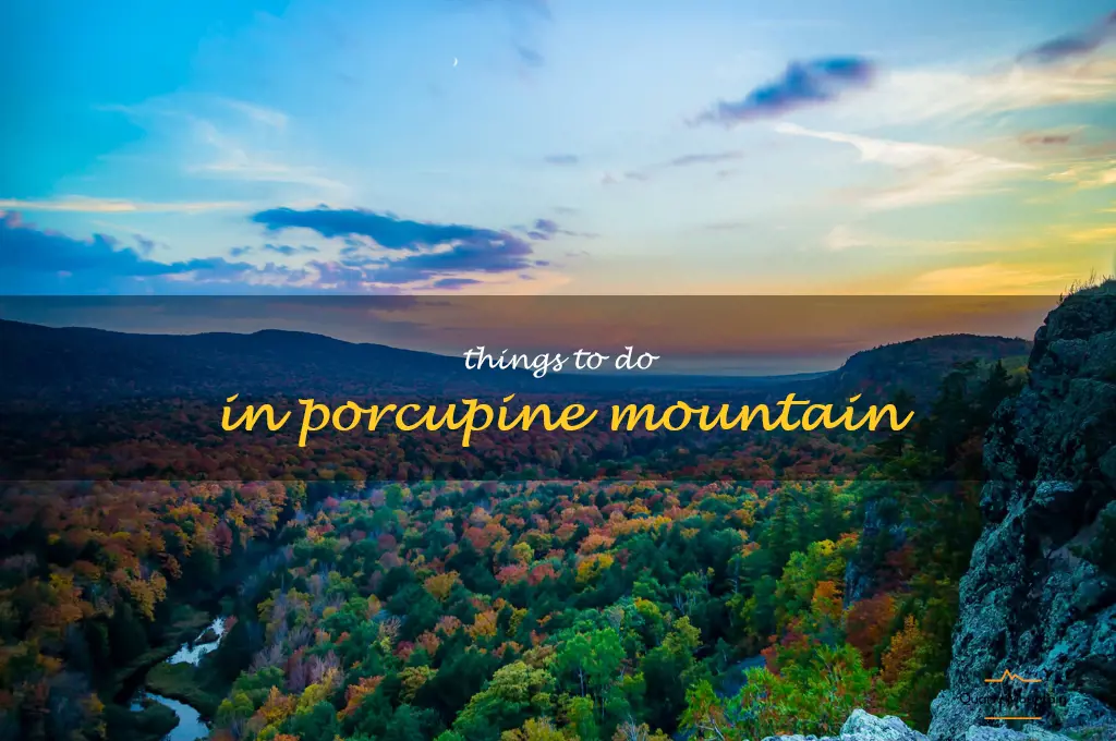 things to do in porcupine mountain