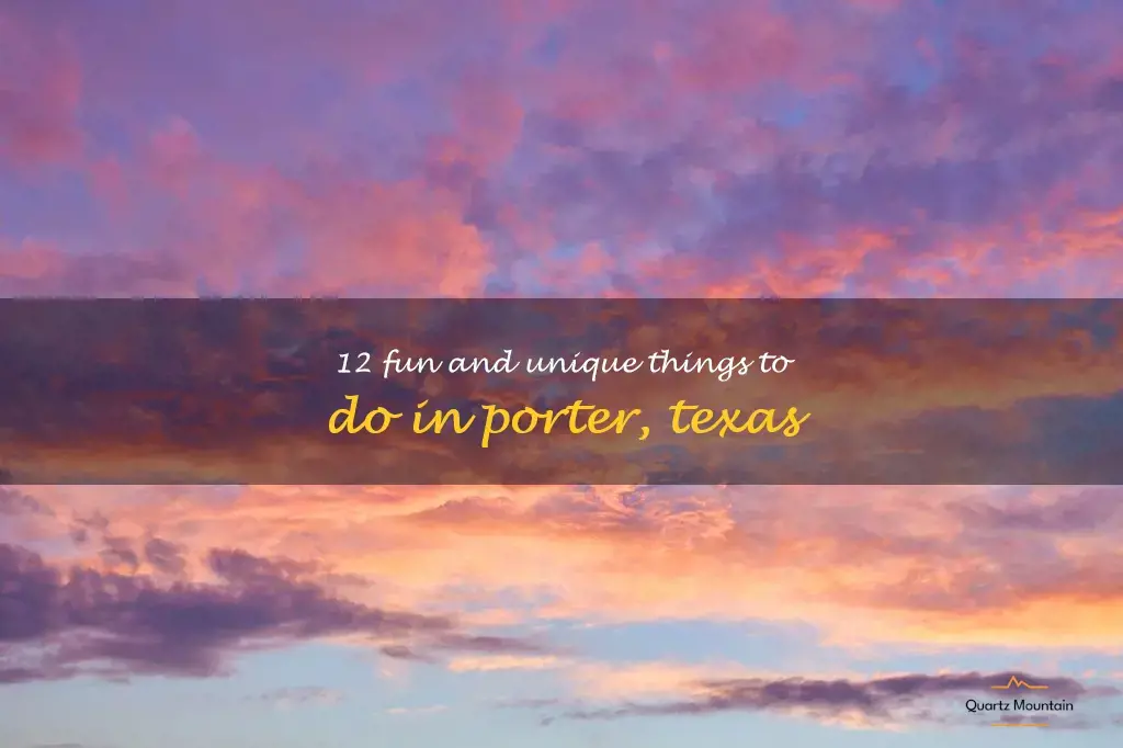 things to do in porter texas