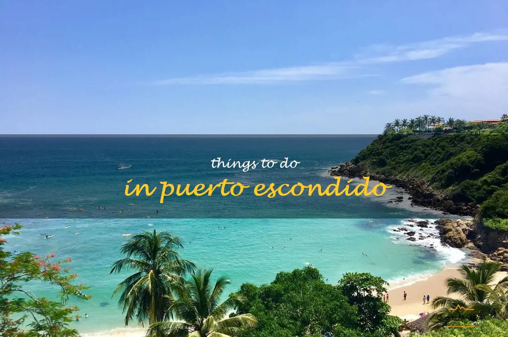 things to do in puerto escondido