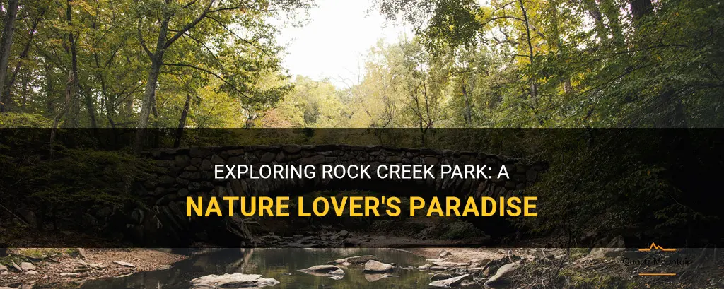 things to do in rock creek park