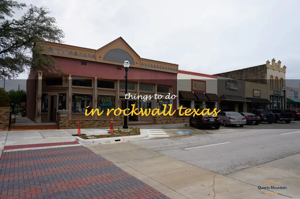 things to do in rockwall texas