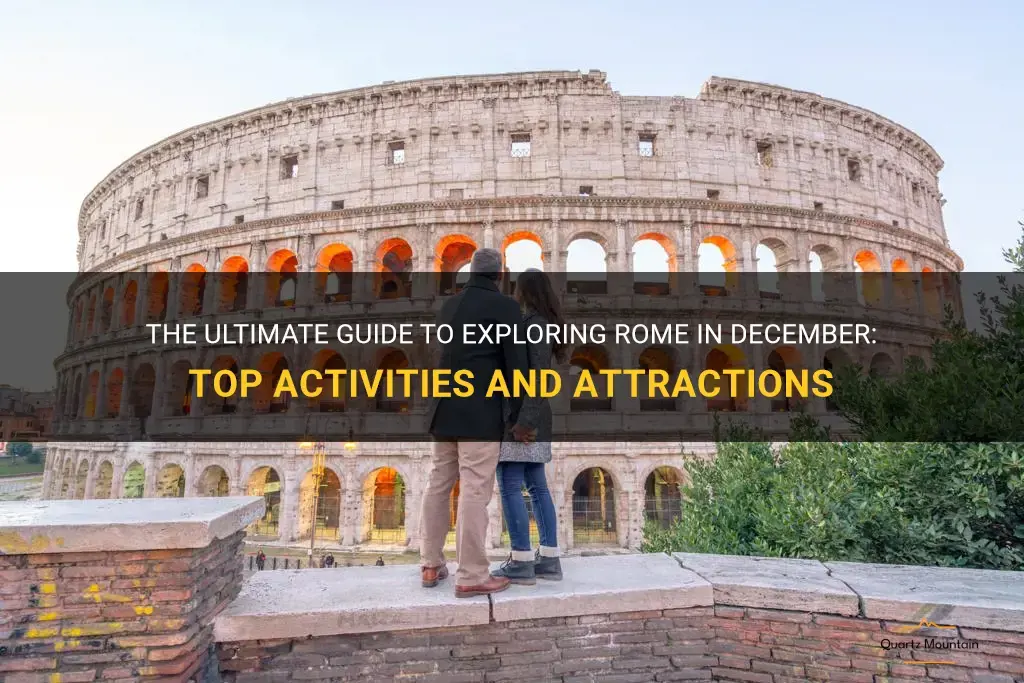 things to do in rome in december