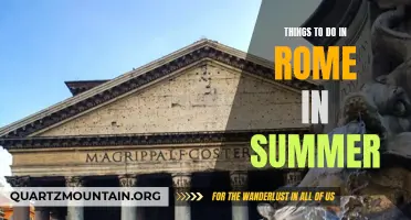 11 Must-Do Activities in Rome during the Summer Months