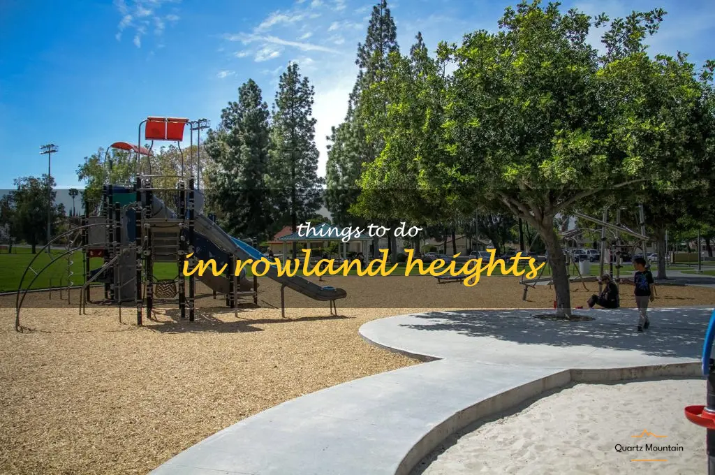 things to do in rowland heights