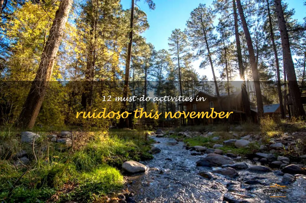 things to do in ruidoso in november
