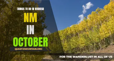 10 Things to Do in Ruidoso NM in October