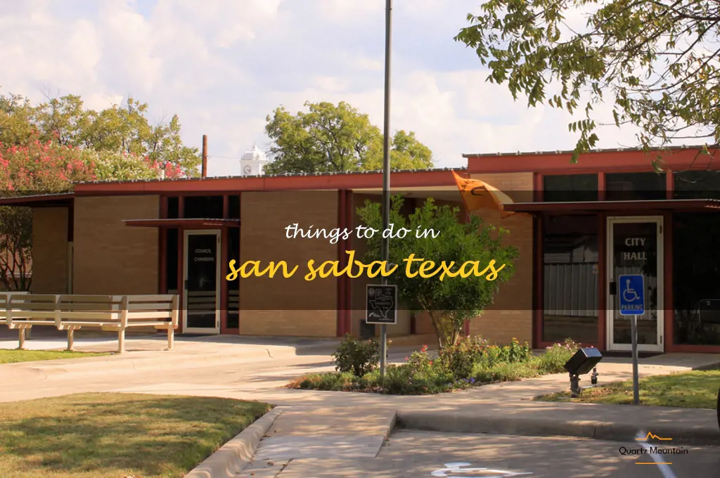 things to do in san saba texas