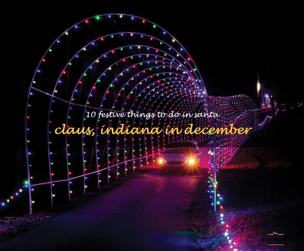 things to do in santa claus indiana in december