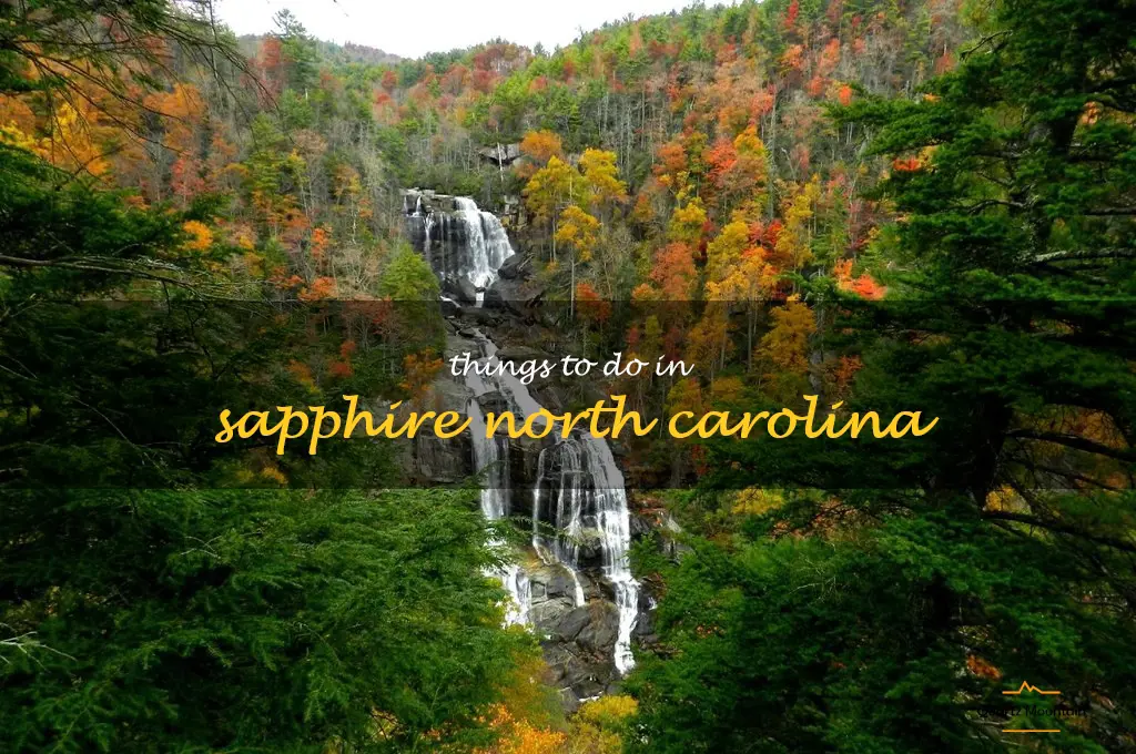 things to do in sapphire north carolina