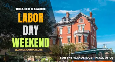 Savannah Labor Day Weekend Activities: Exploring the Best Attractions and Events