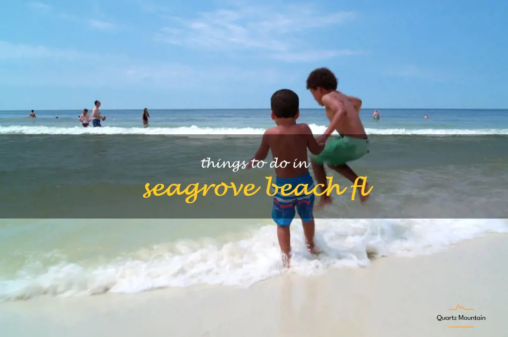 things to do in seagrove beach fl