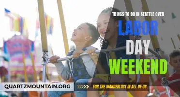 Seattle's Labor Day Extravaganza: Fun-Filled Activities for the Long Weekend