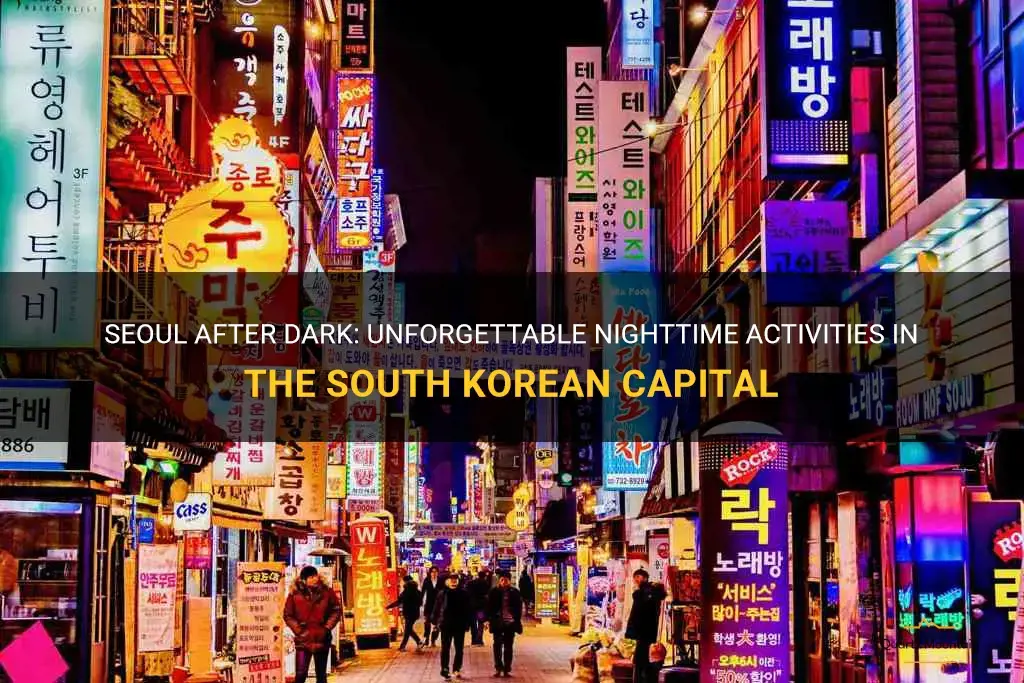 things to do in seoul at night