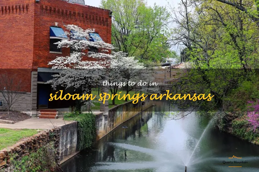 things to do in siloam springs arkansas