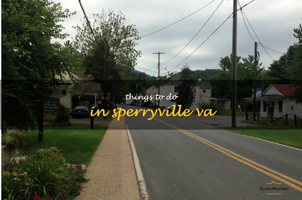 things to do in sperryville va